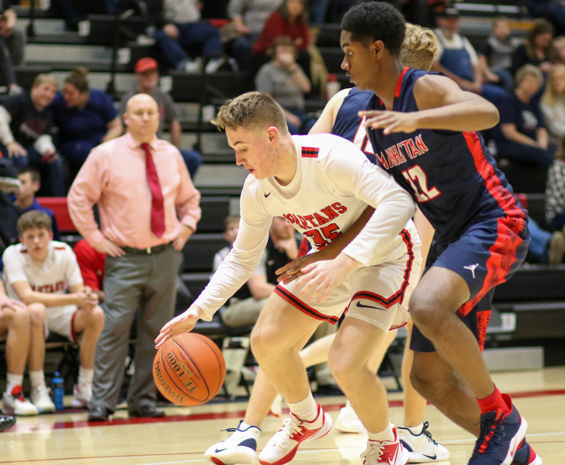 Emporia High School falls to Manhattan High 62-55 in Emporia, Tuesday night January 14,2020