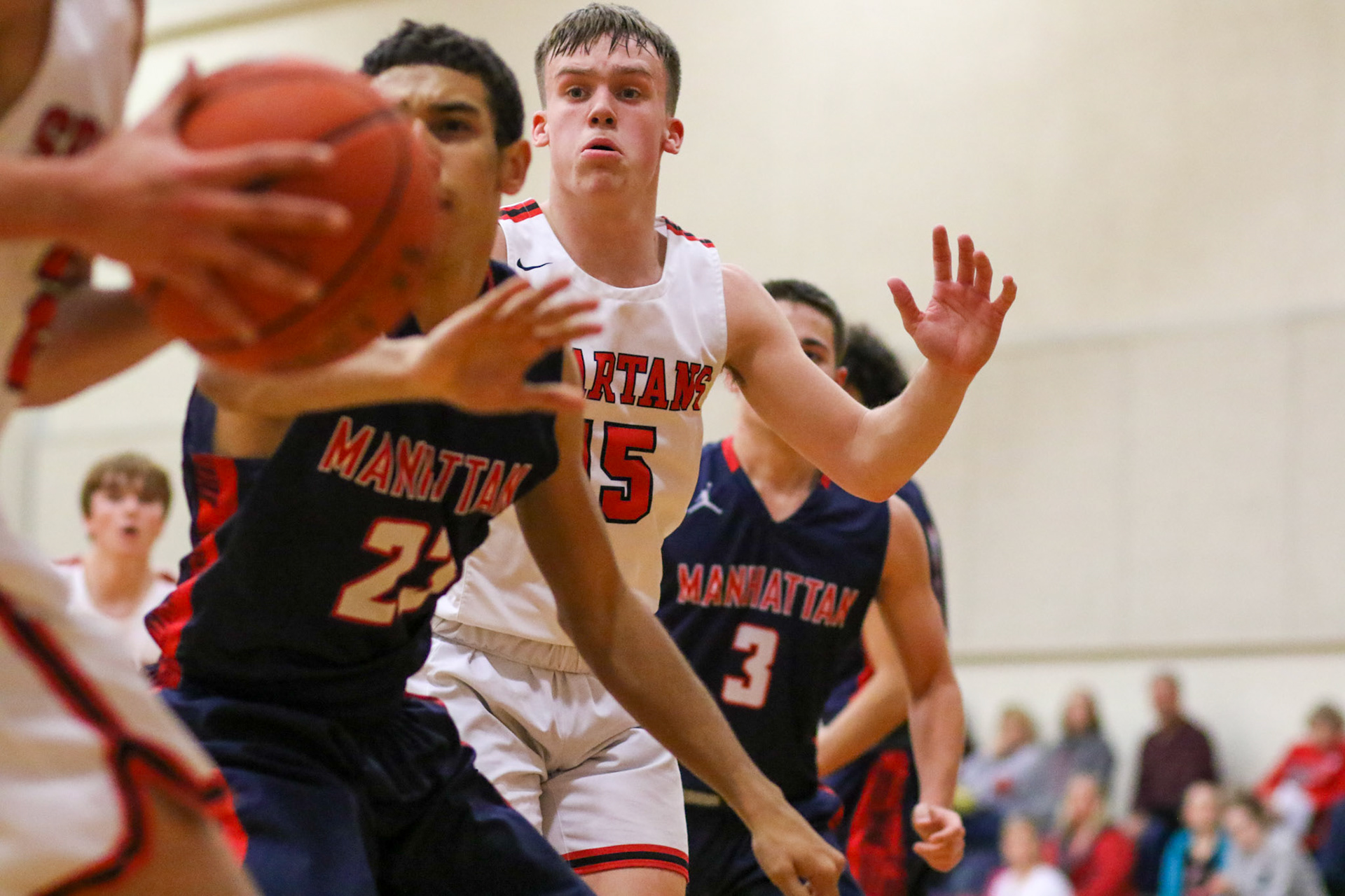 Emporia High School falls to Manhattan High 62-55 in Emporia, Tuesday night January 14,2020