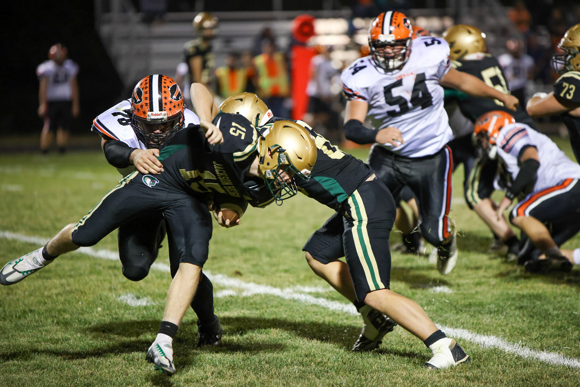 Onaga vs Jackson Heights Varsity Football