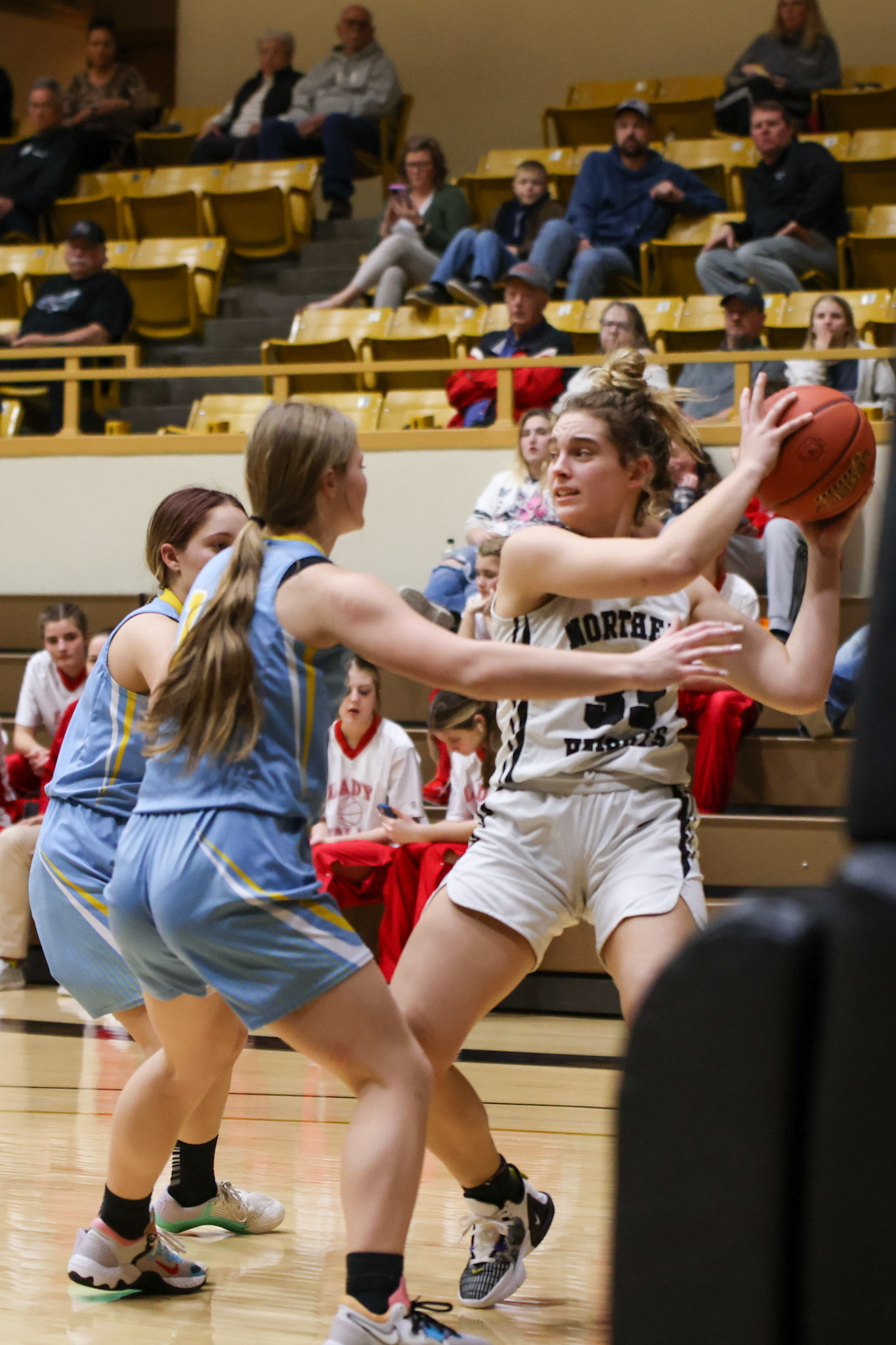 Northern Heights vs Central Heights High School Girls Game. Flint Hills Shoot Out 2023