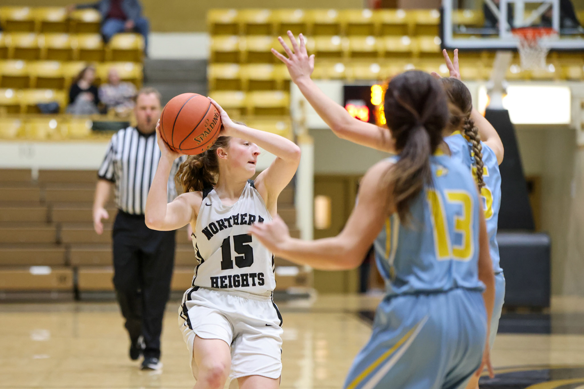Northern Heights vs Central Heights High School Girls Game. Flint Hills Shoot Out 2023