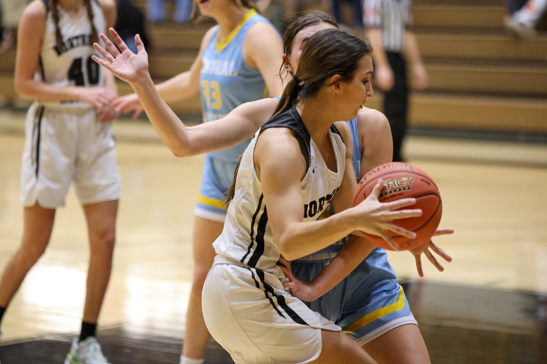 Northern Heights vs Central Heights High School Girls Game. Flint Hills Shoot Out 2023