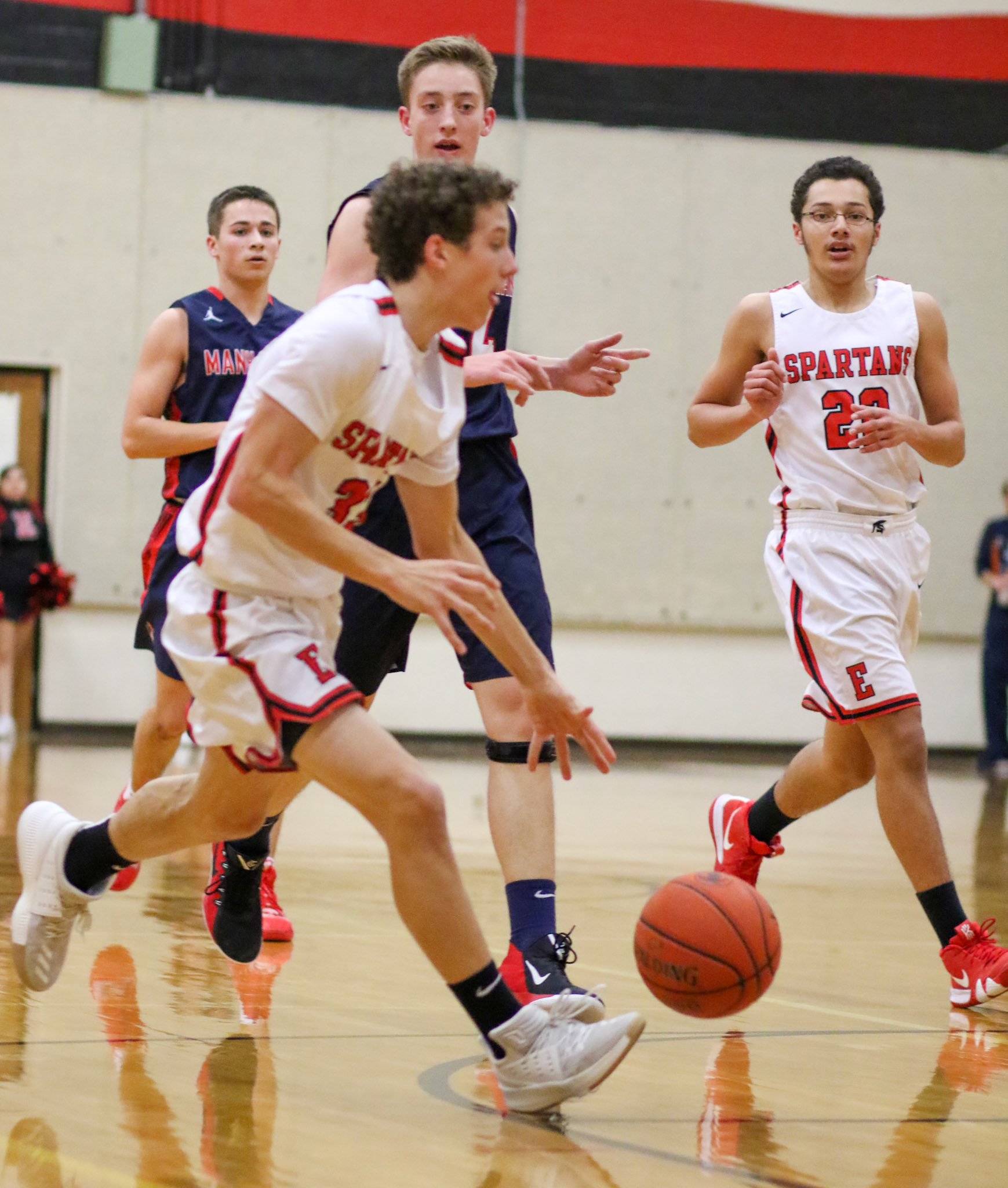 Emporia High School falls to Manhattan High 62-55 in Emporia, Tuesday night January 14,2020