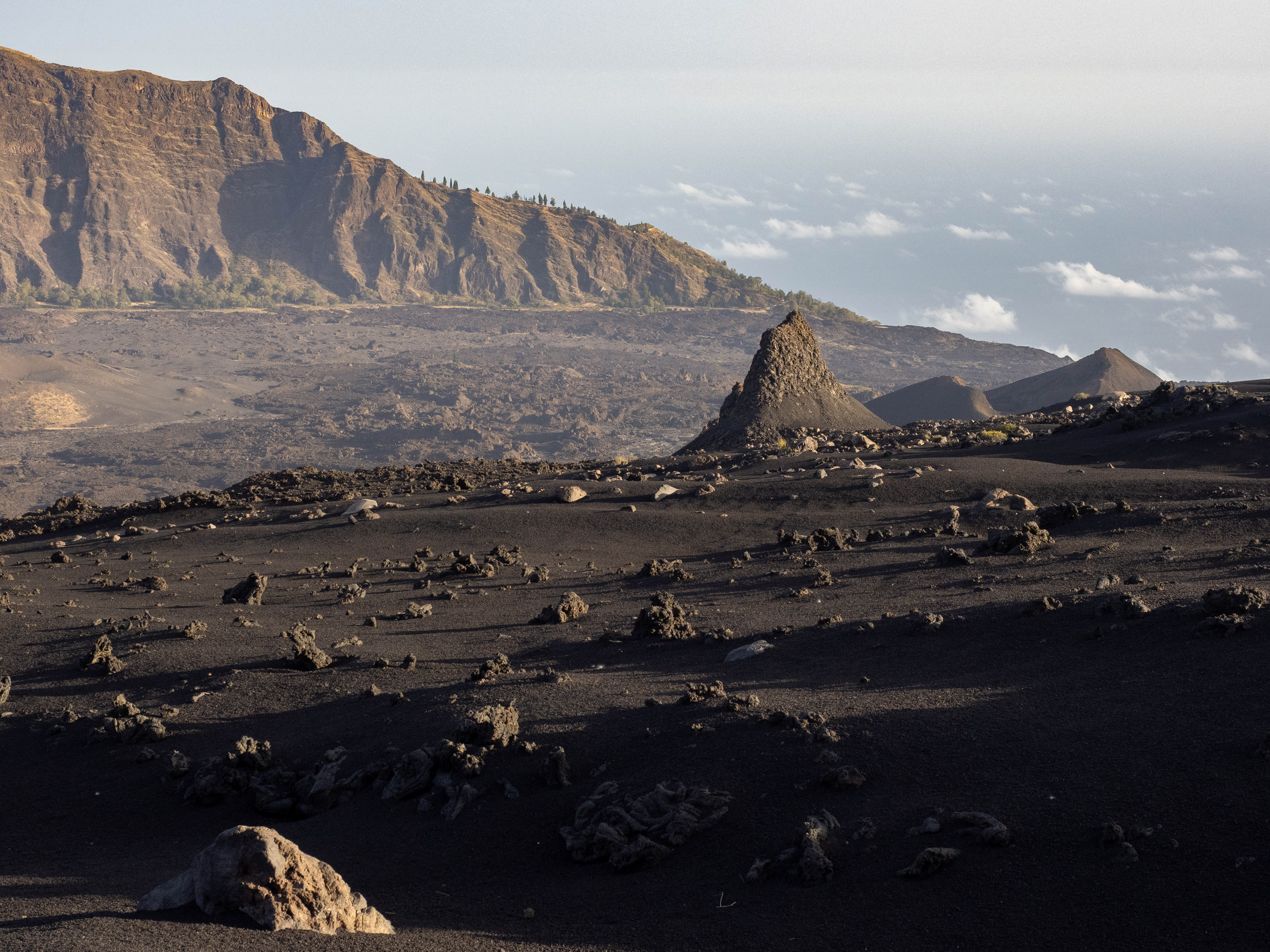 La caldera des de les vessants del Pico do Foco.