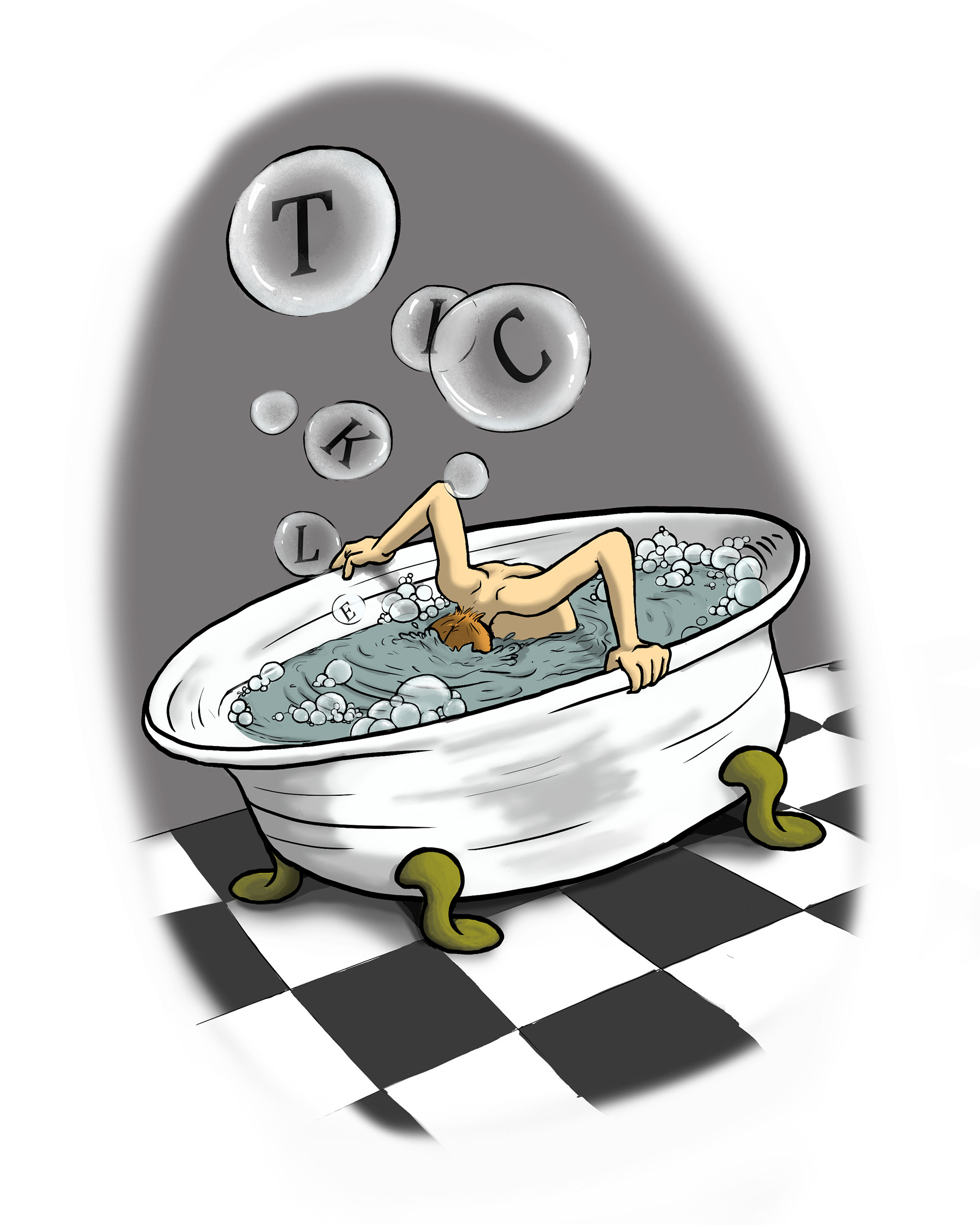 Willa Sue in a bath