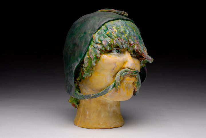 "Self Portrait - Goof" - ceramics