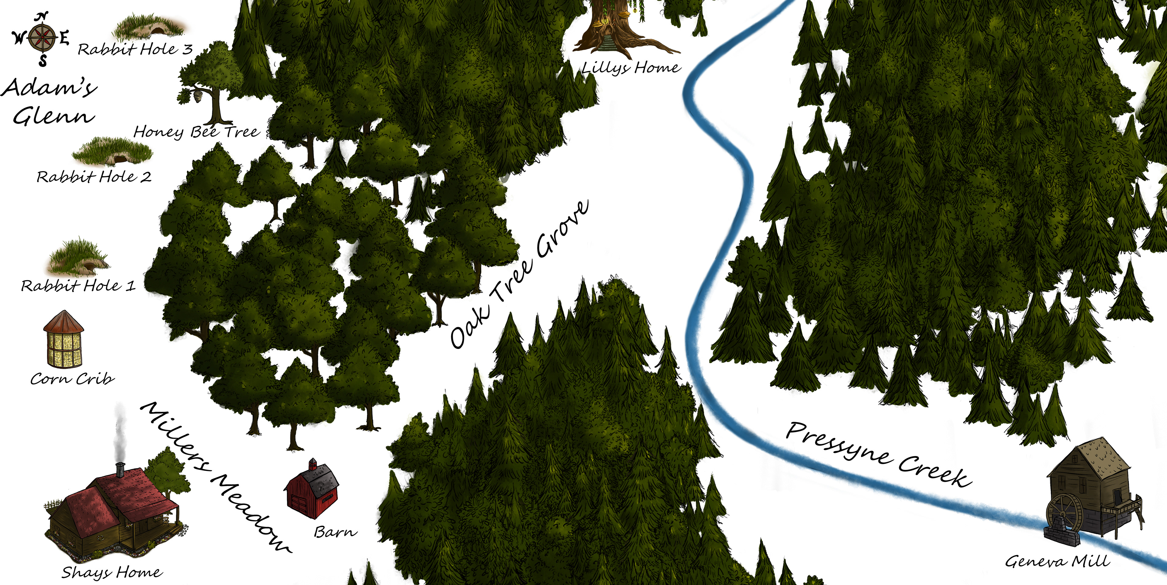 2 Page- Adam's Glenn Map