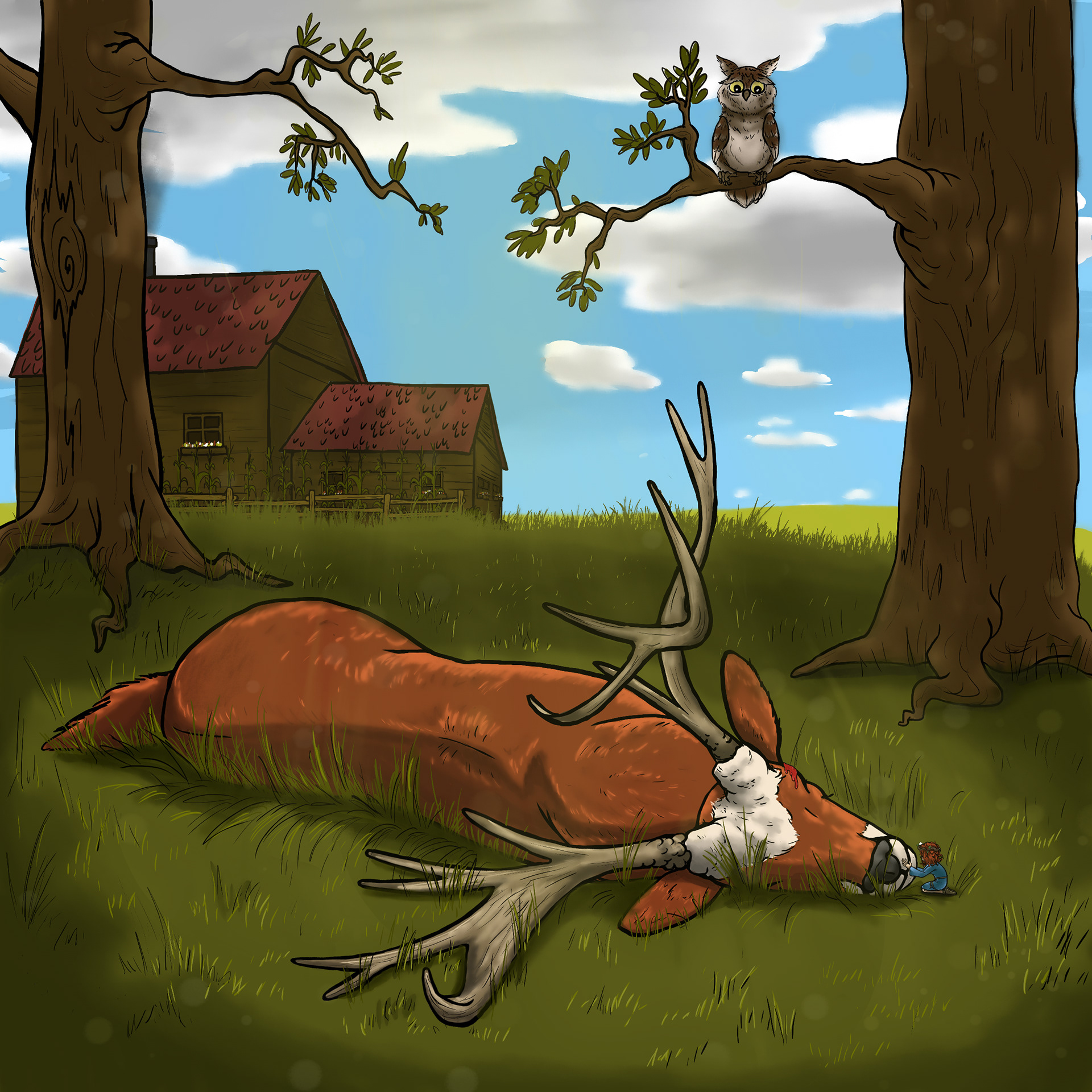Russet injured