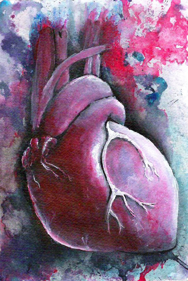 "Heart" - mixed media