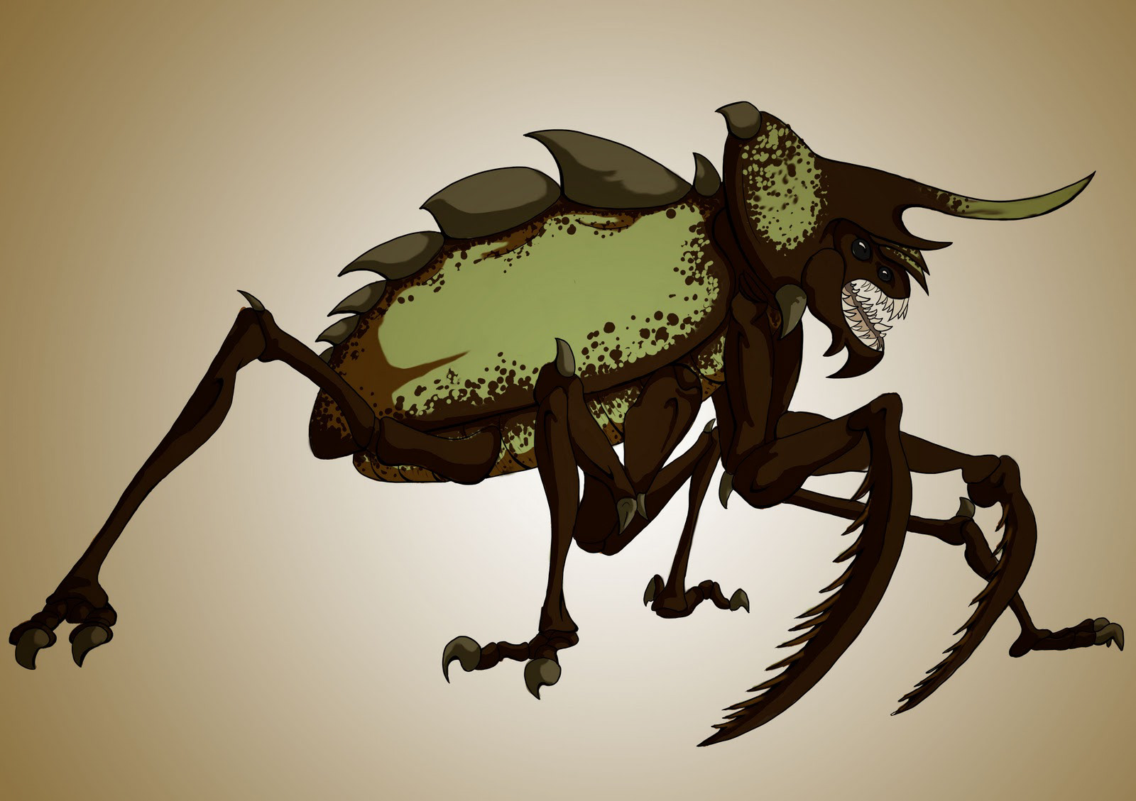 "Evil Bug" - Digital Painting