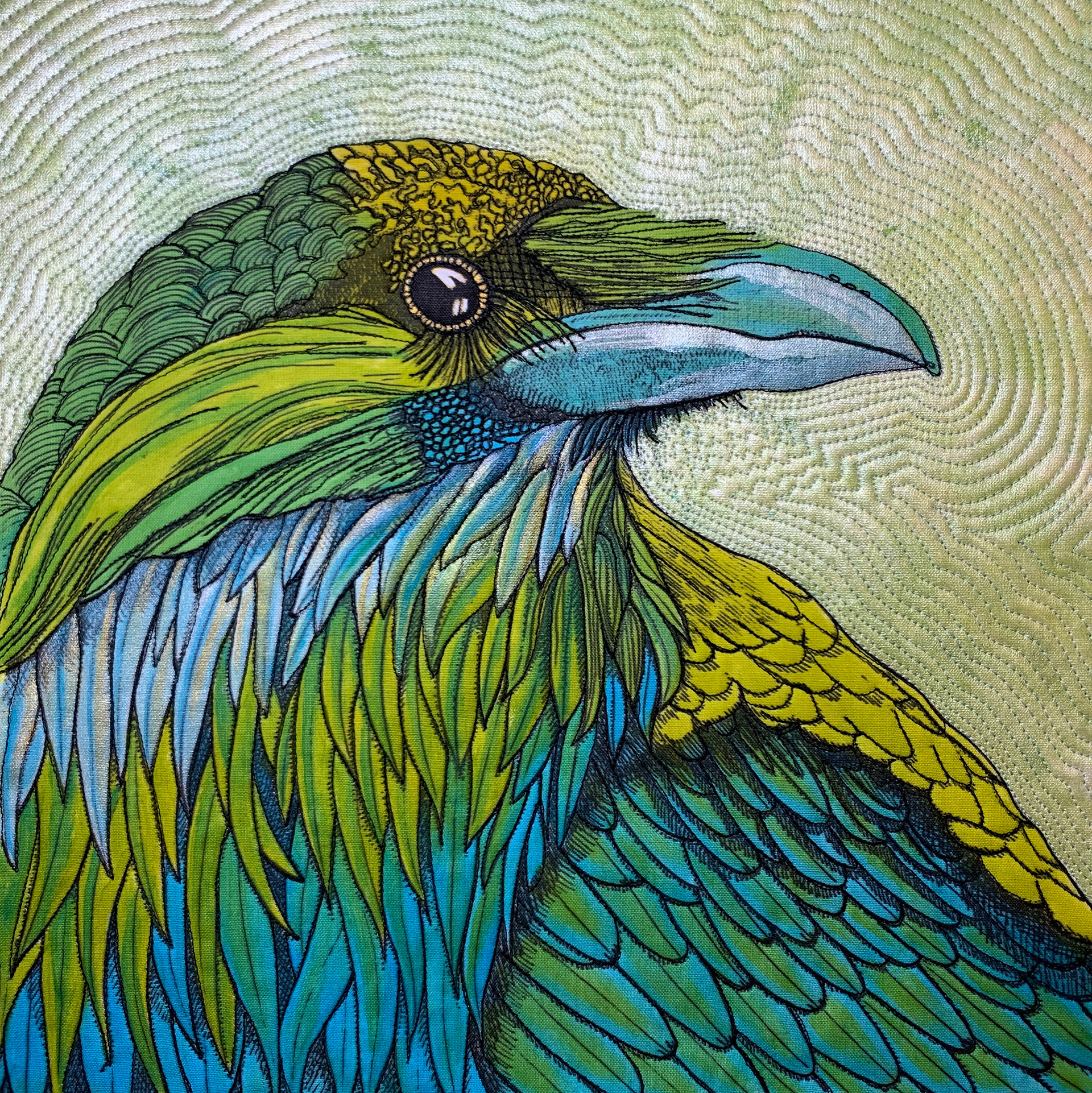 Raven in Chartreuse
