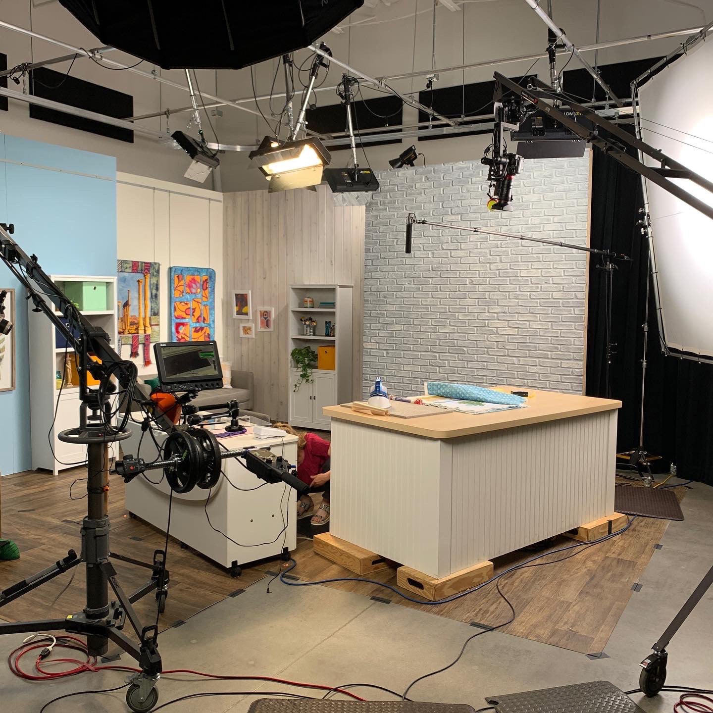On set