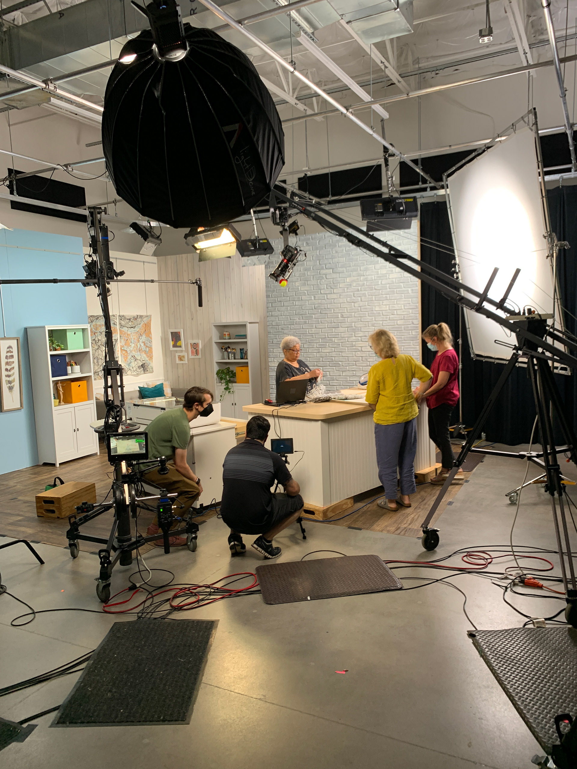 On set