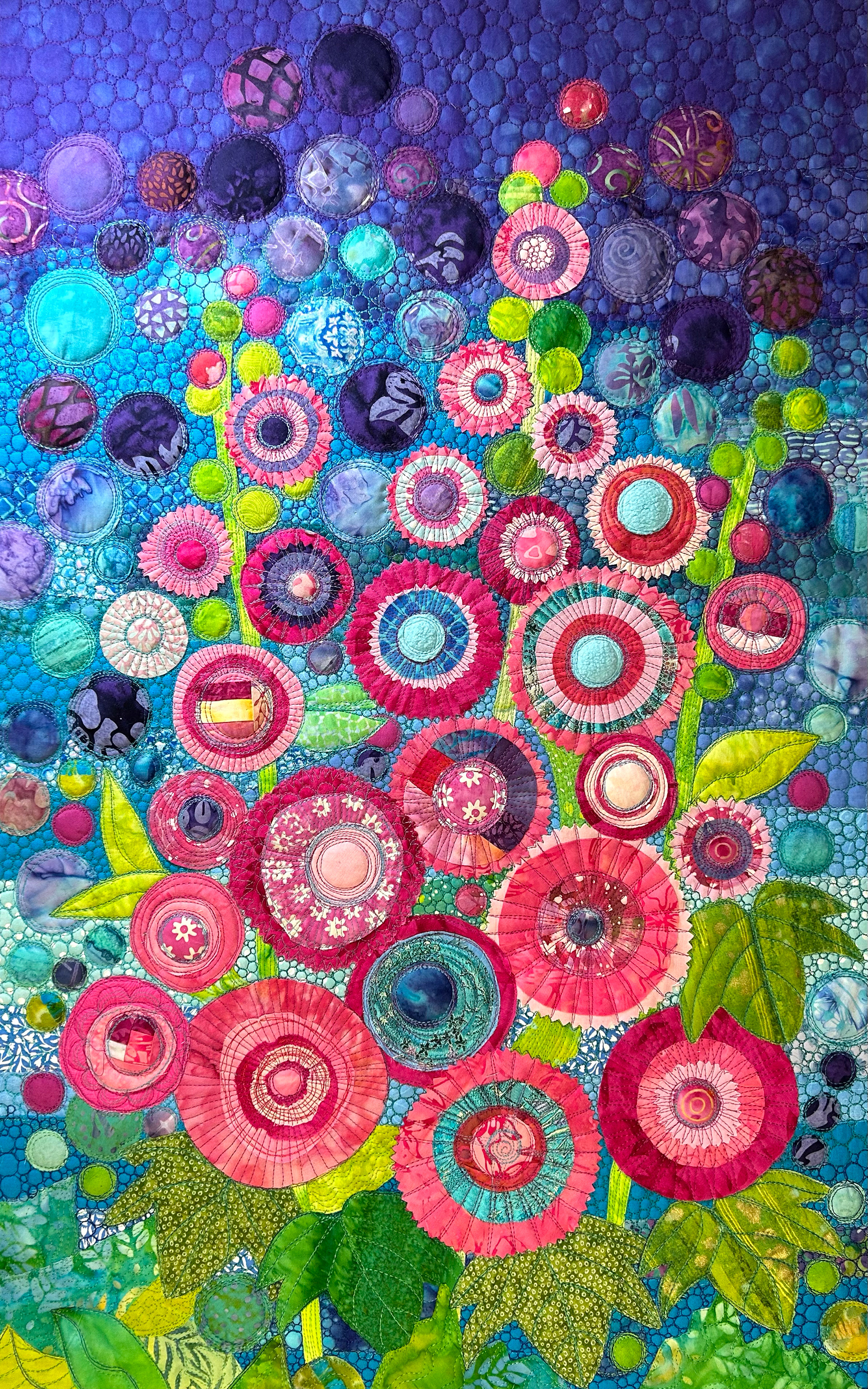 Hollyhocks