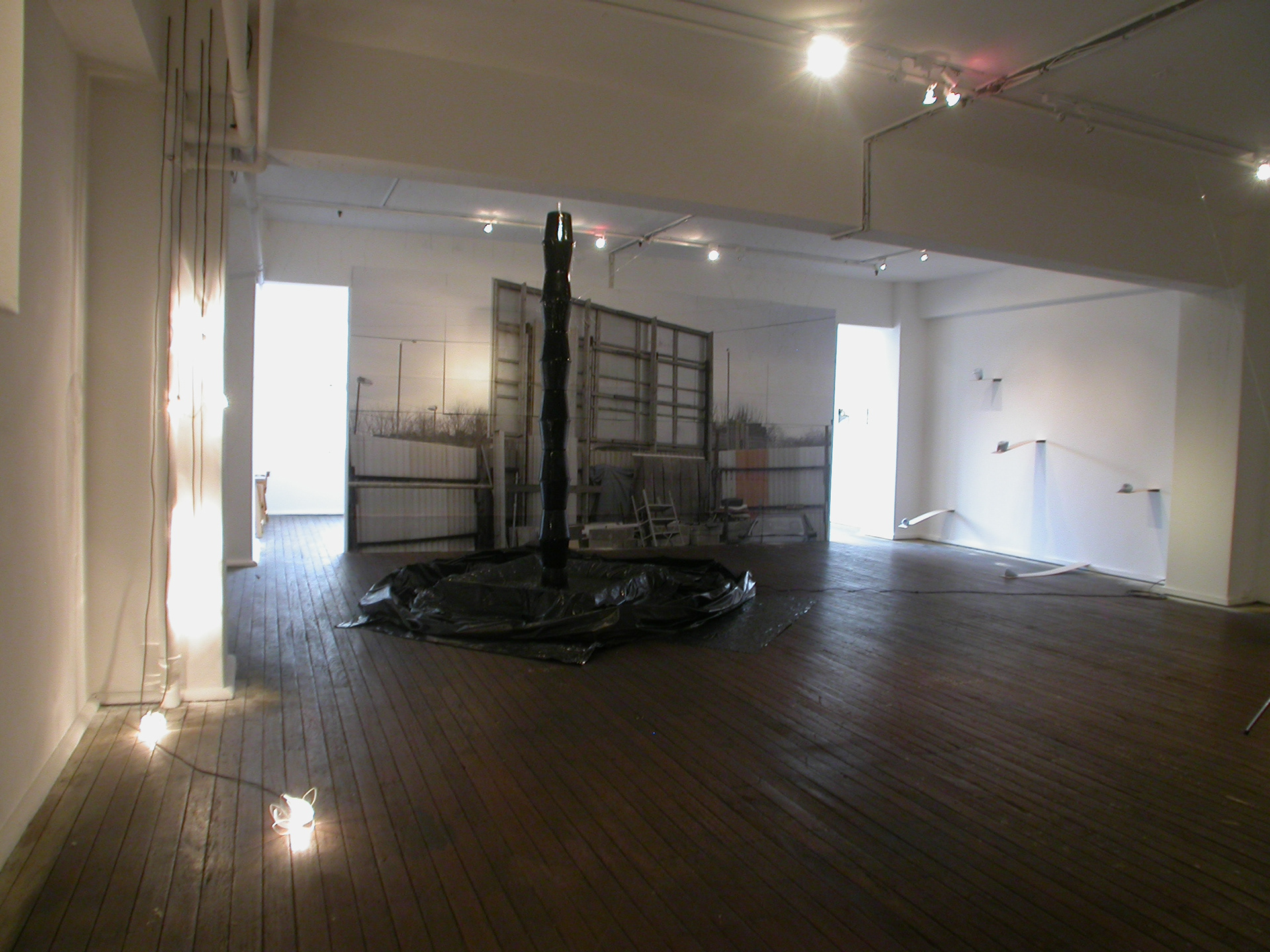 Stephen Gill, Billboard. gretchen geraets, sculpture