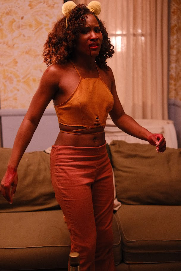 Marie Wilde shooting 'Winnie La Pooh'