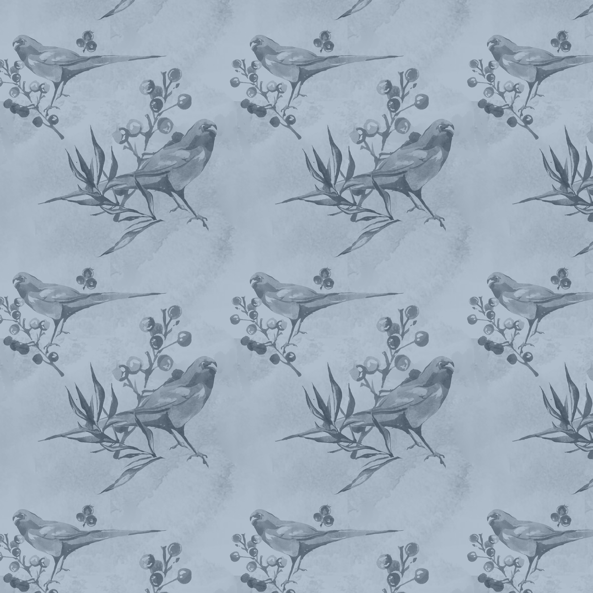 Watercolor birds