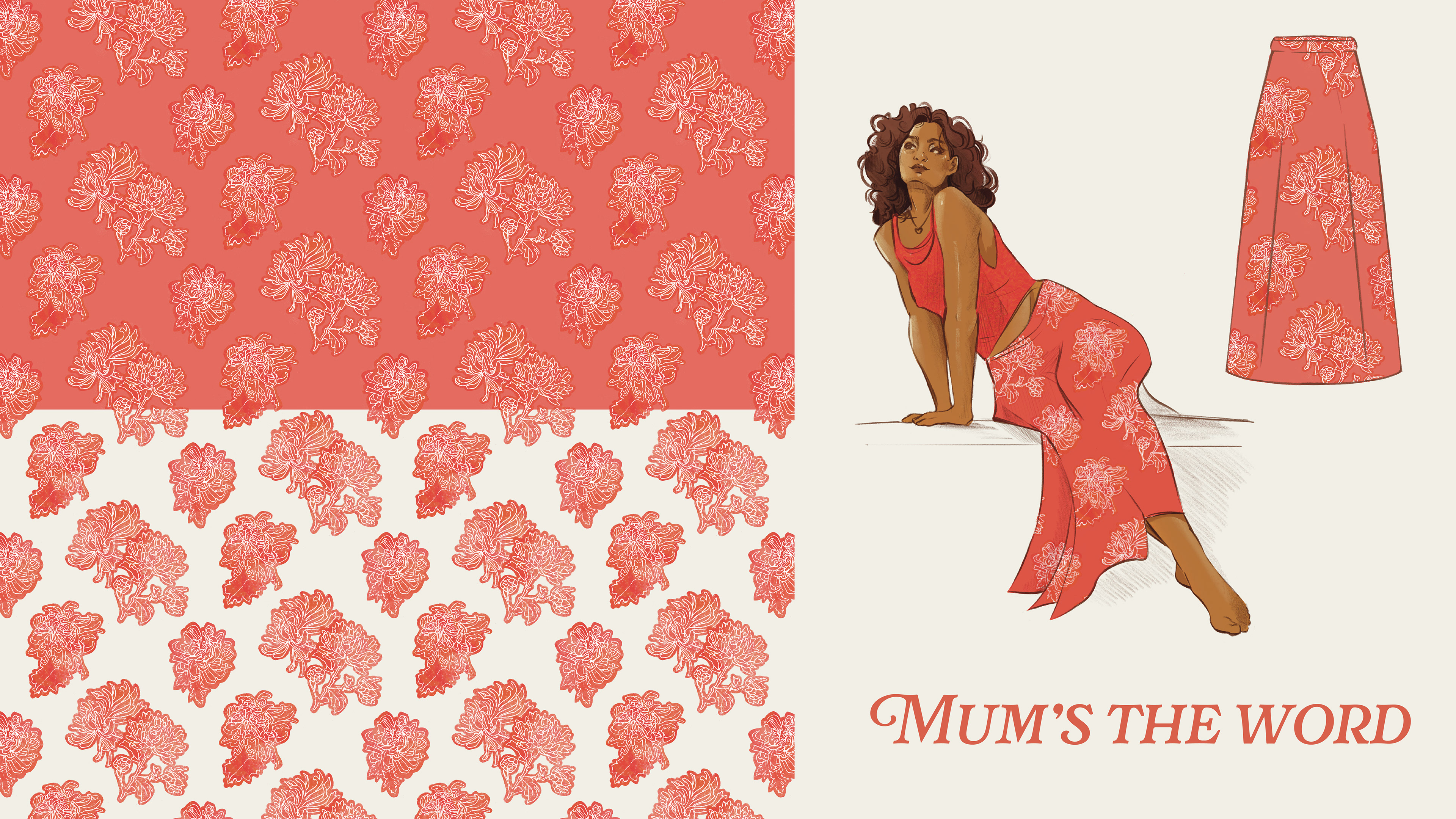 Mums the word "Petal & Lace" collection