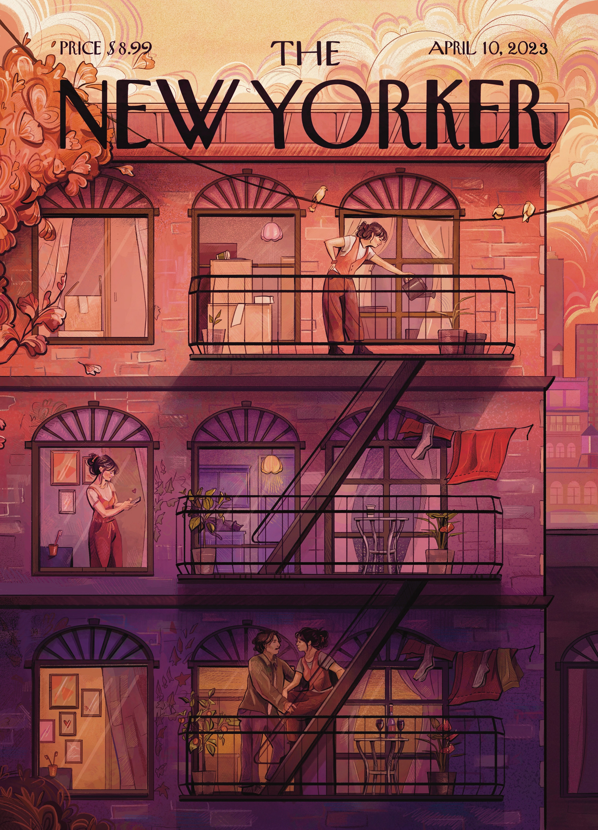 The New Yorker Mock Cover: "Starting New"