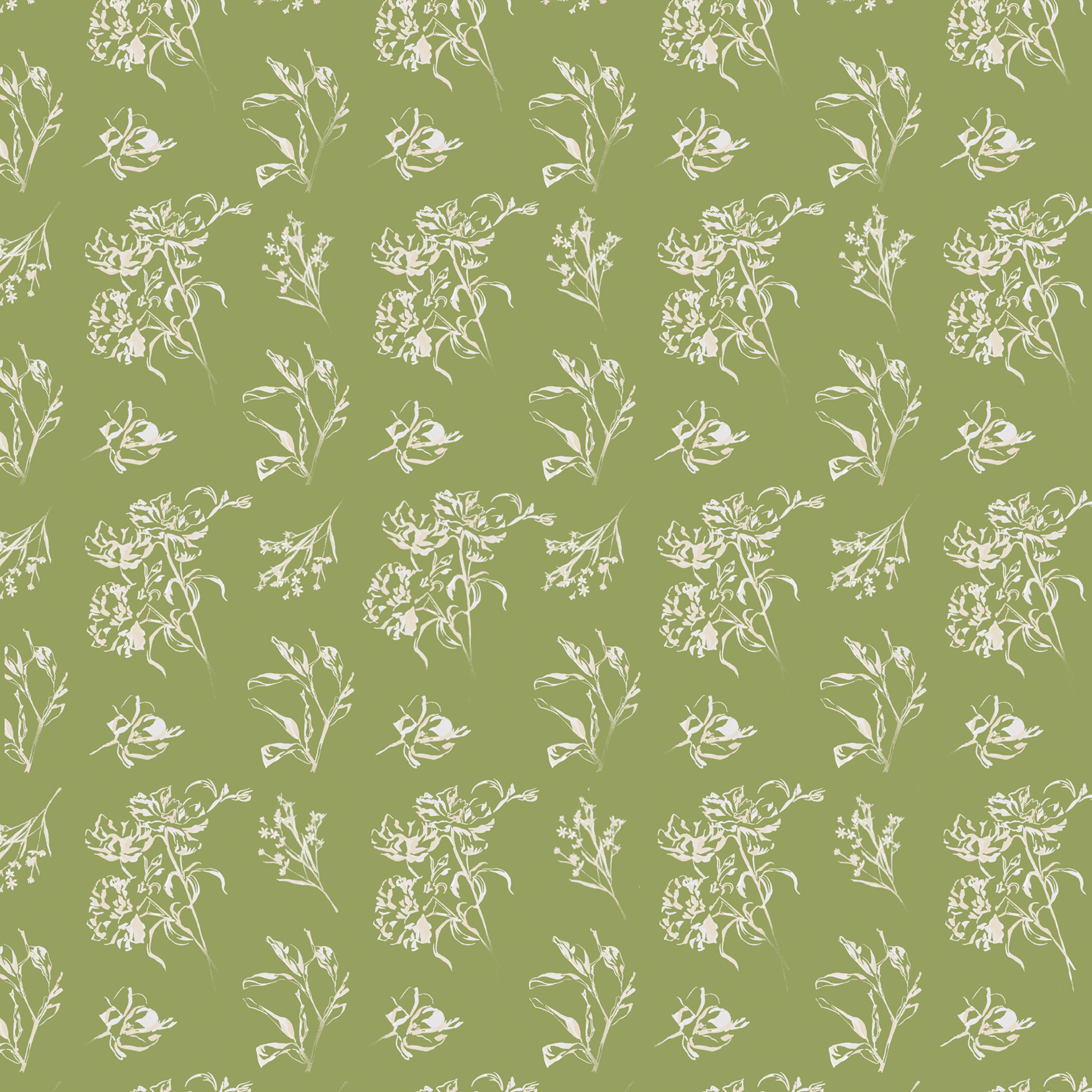 Mixed flowers pattern