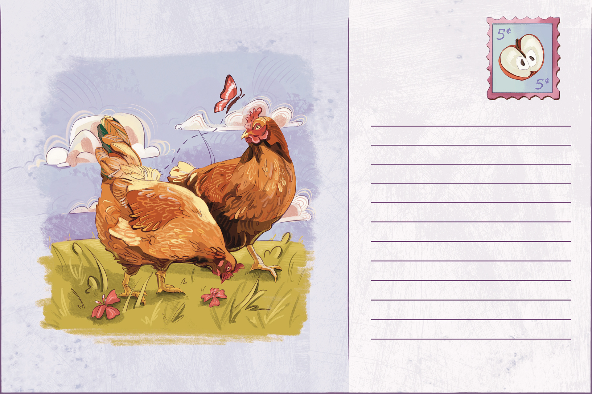 Back Postcard Design
