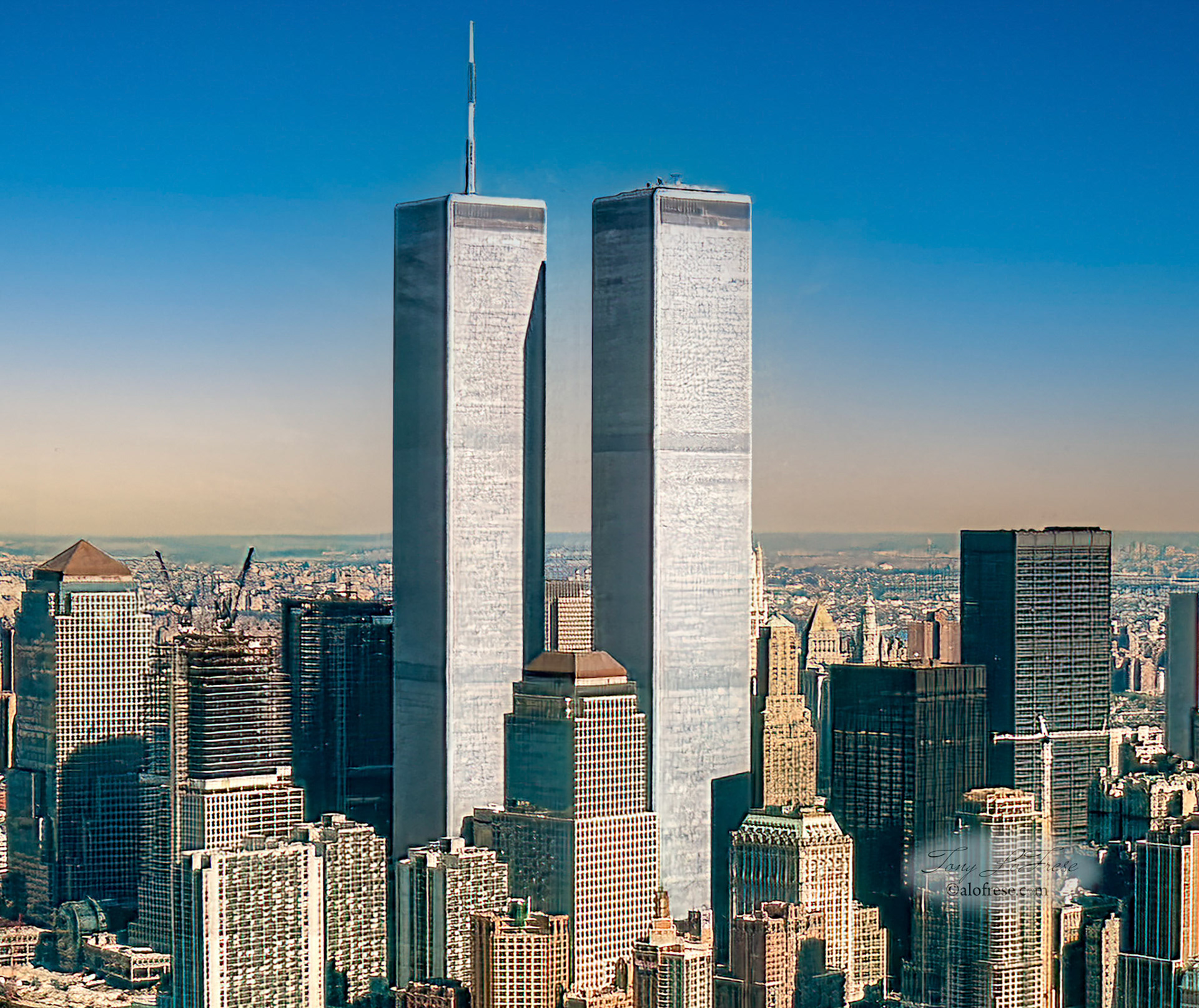 World Trade Towers in 1986