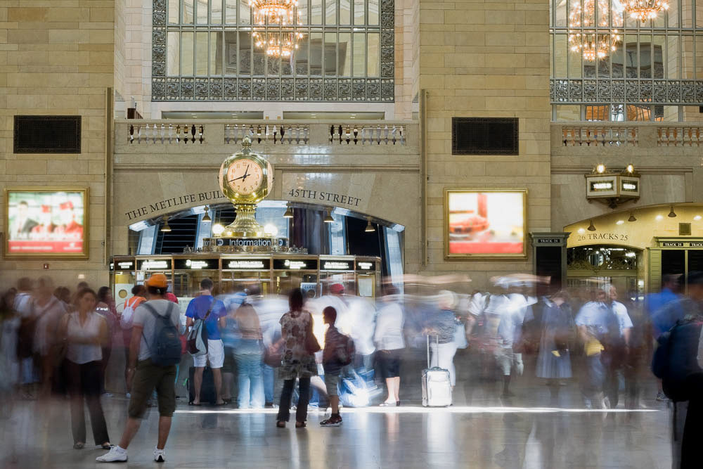 Interior of the Grand central station in new york