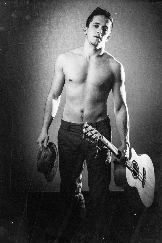 young man with a guitar