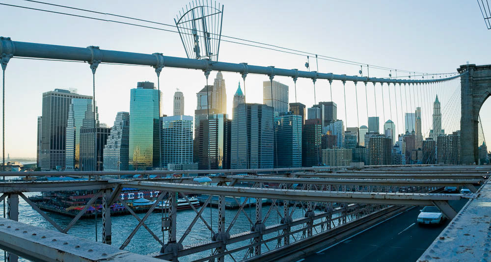 Panoramic shot of Manhattan. New York. Horizontal