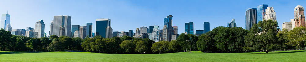 Panoramic shot of Manhattan. New York. Horizontal