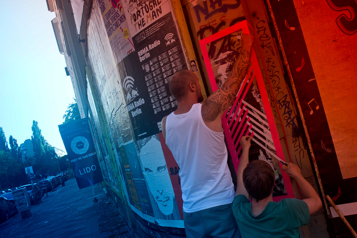 TAPE ART created by TAPE OVER // international tape art crew TAPE ART