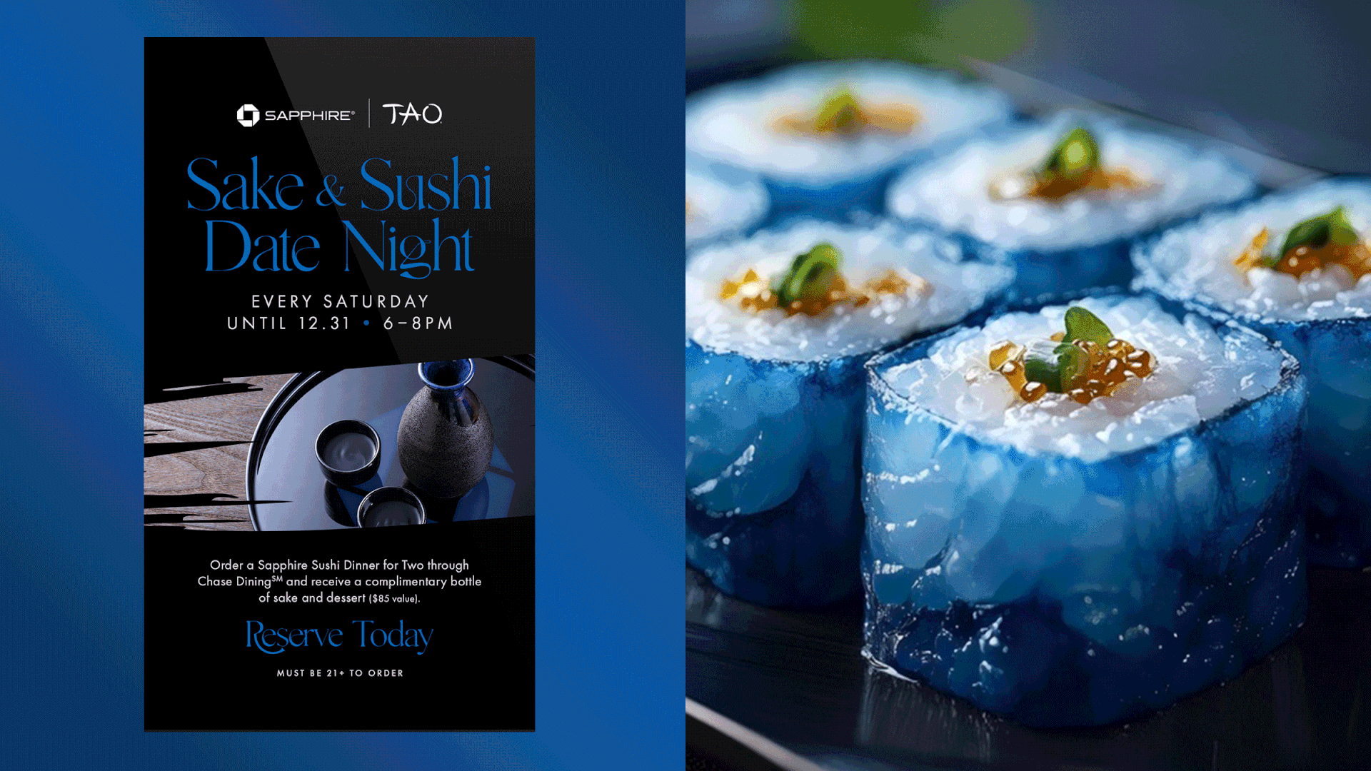 Sake & Sushi Date Night