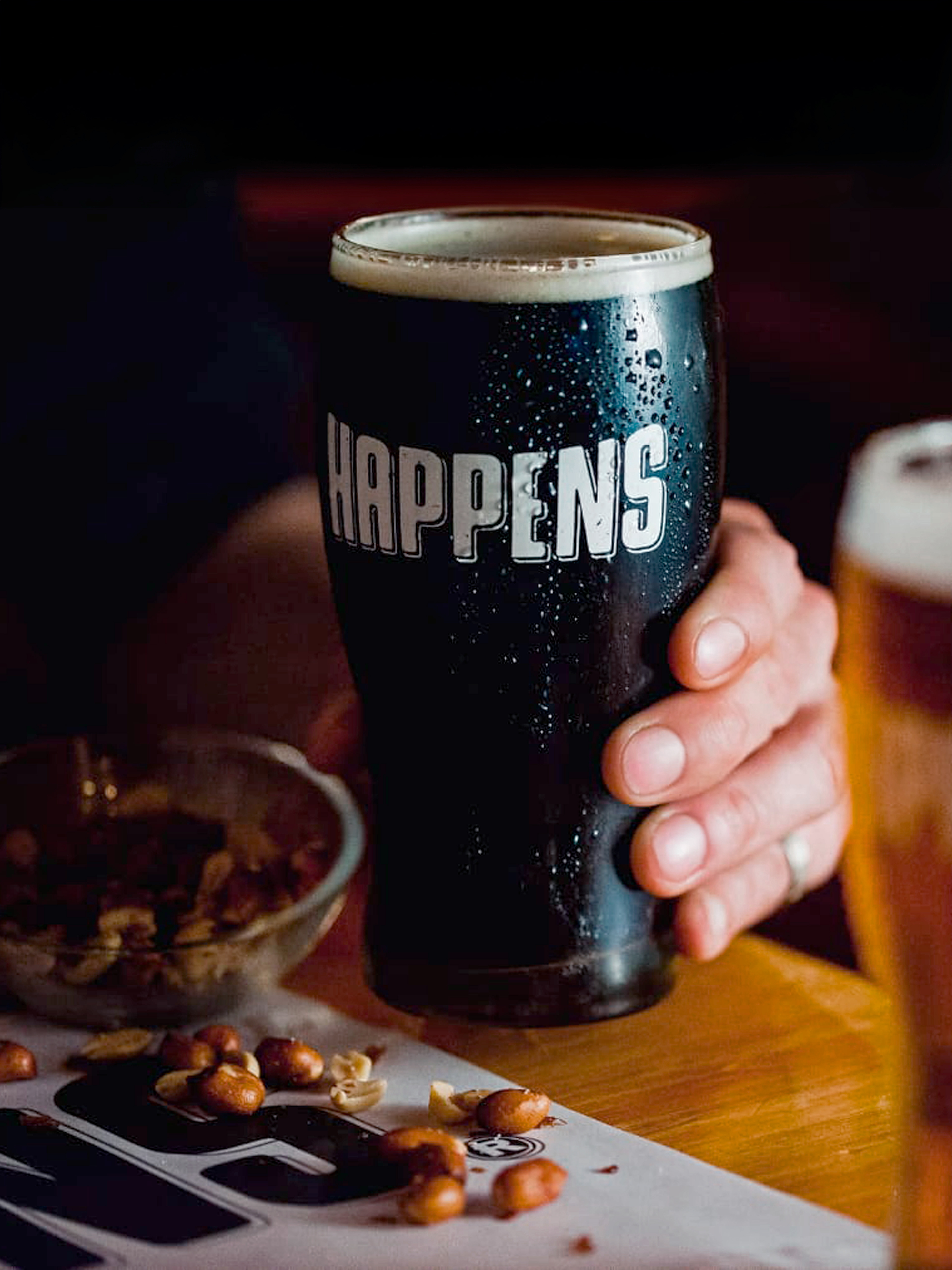 Fotografia de alimentos y bebidas Cerveza Negra Happens