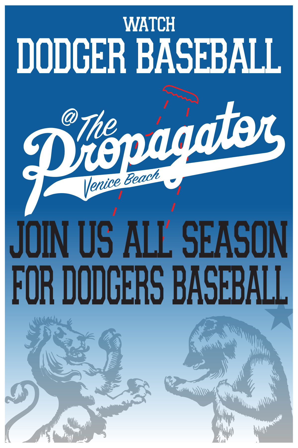 Dodgers Table Tent