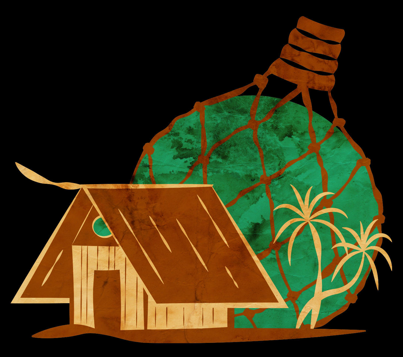 Drifter's Landing Alt Hut Logo