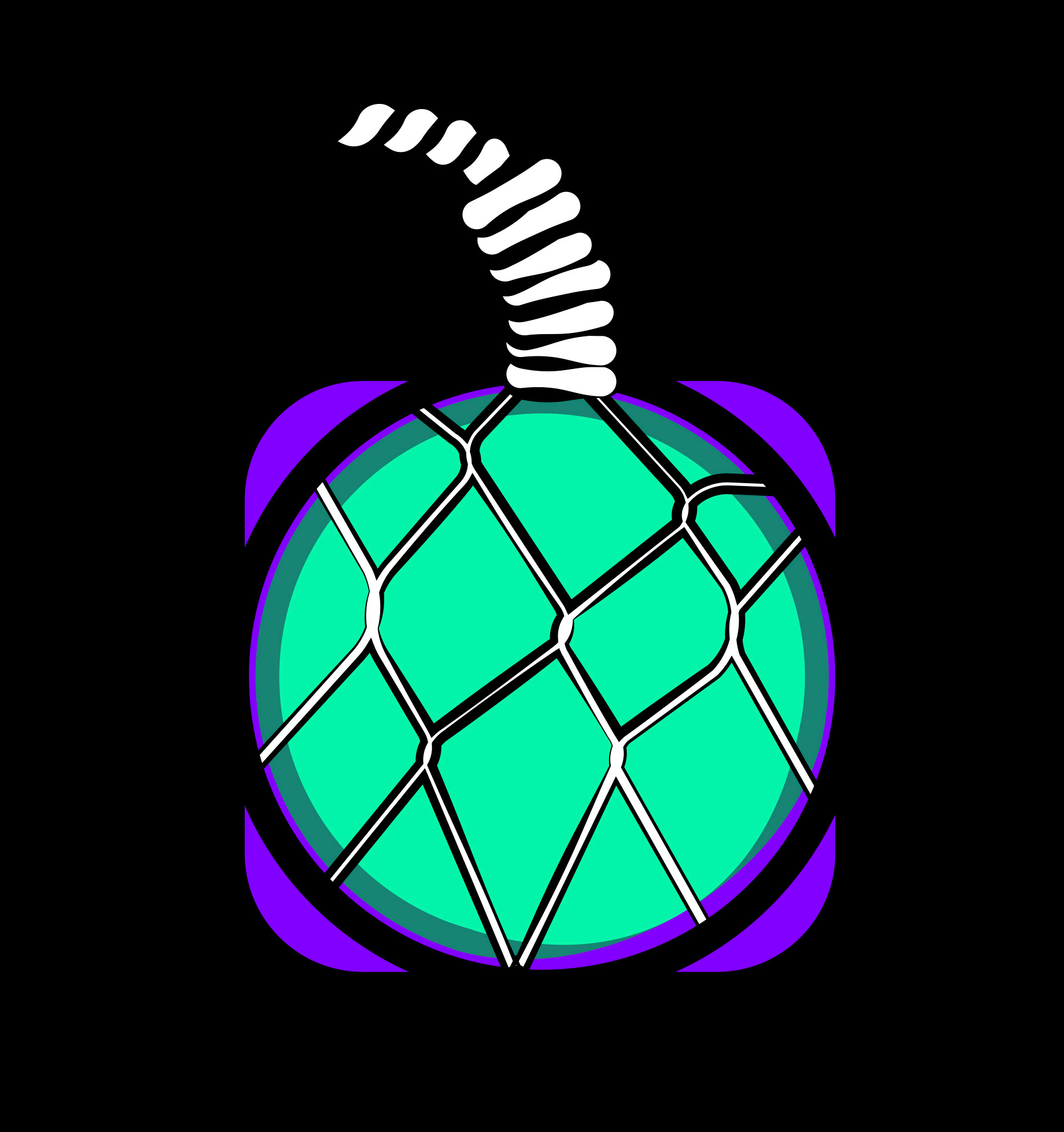 Drifter's Landing Neon Float Logo Concept Cool