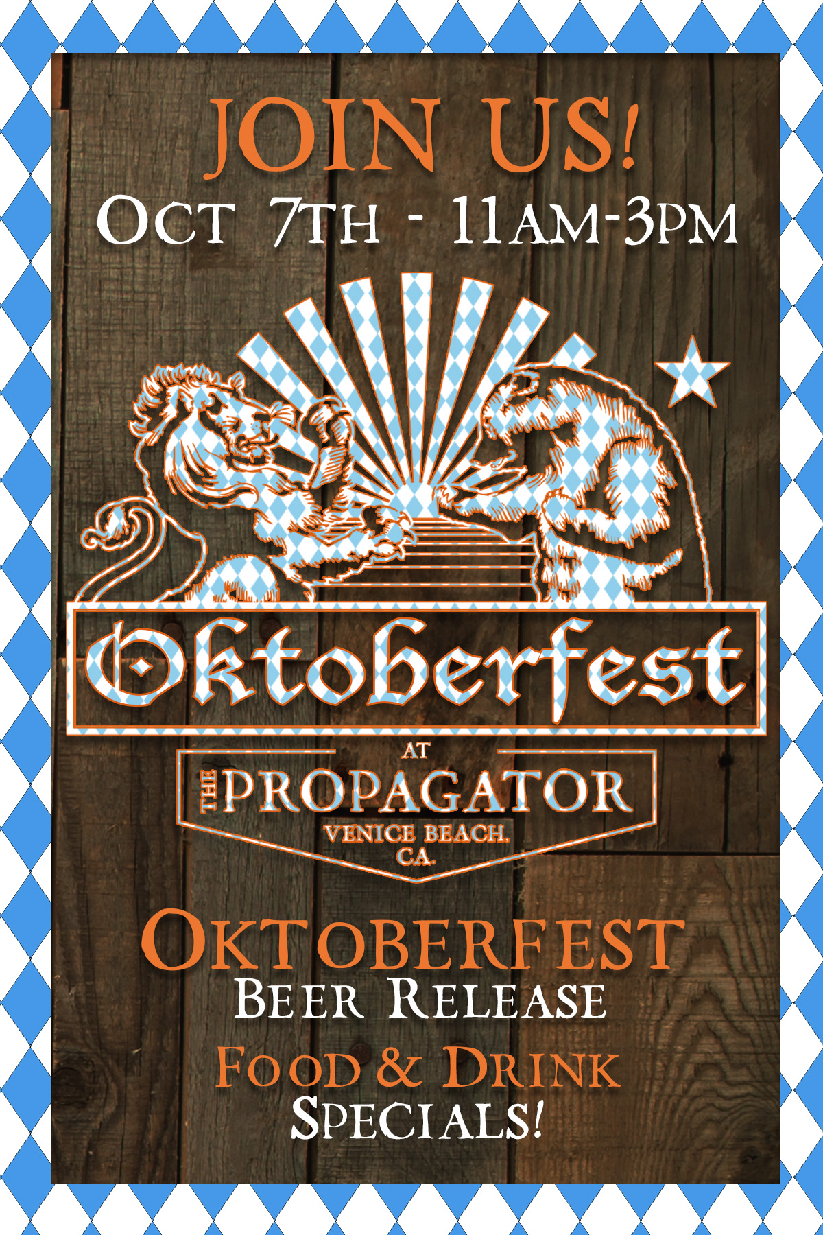 Oktoberfest Table Tent