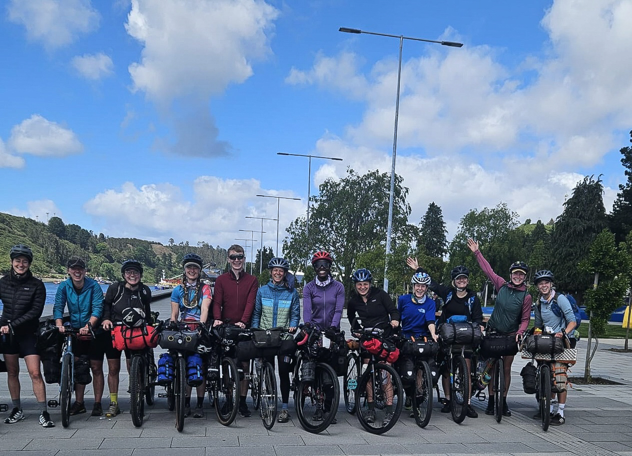 Gjengen samlet til start