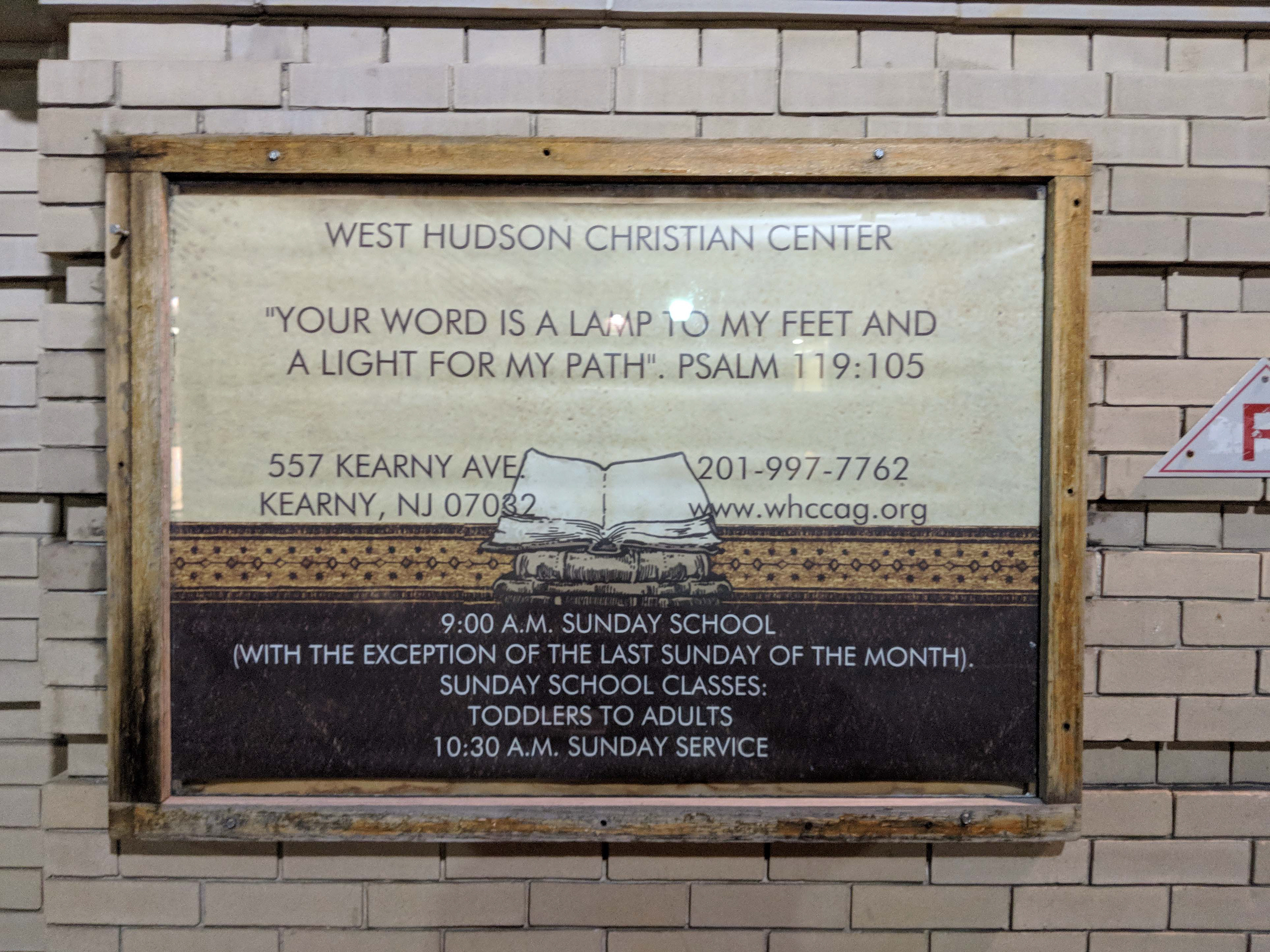 Before - Front of Church Signage