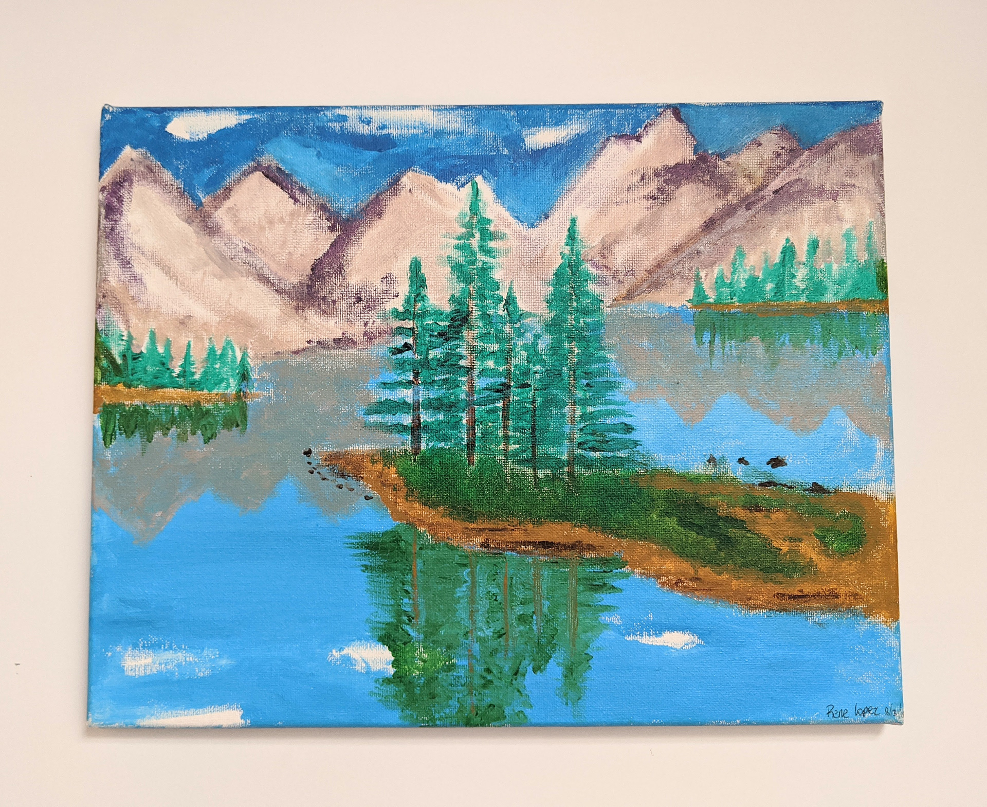 "5 Trees" | Watercolor