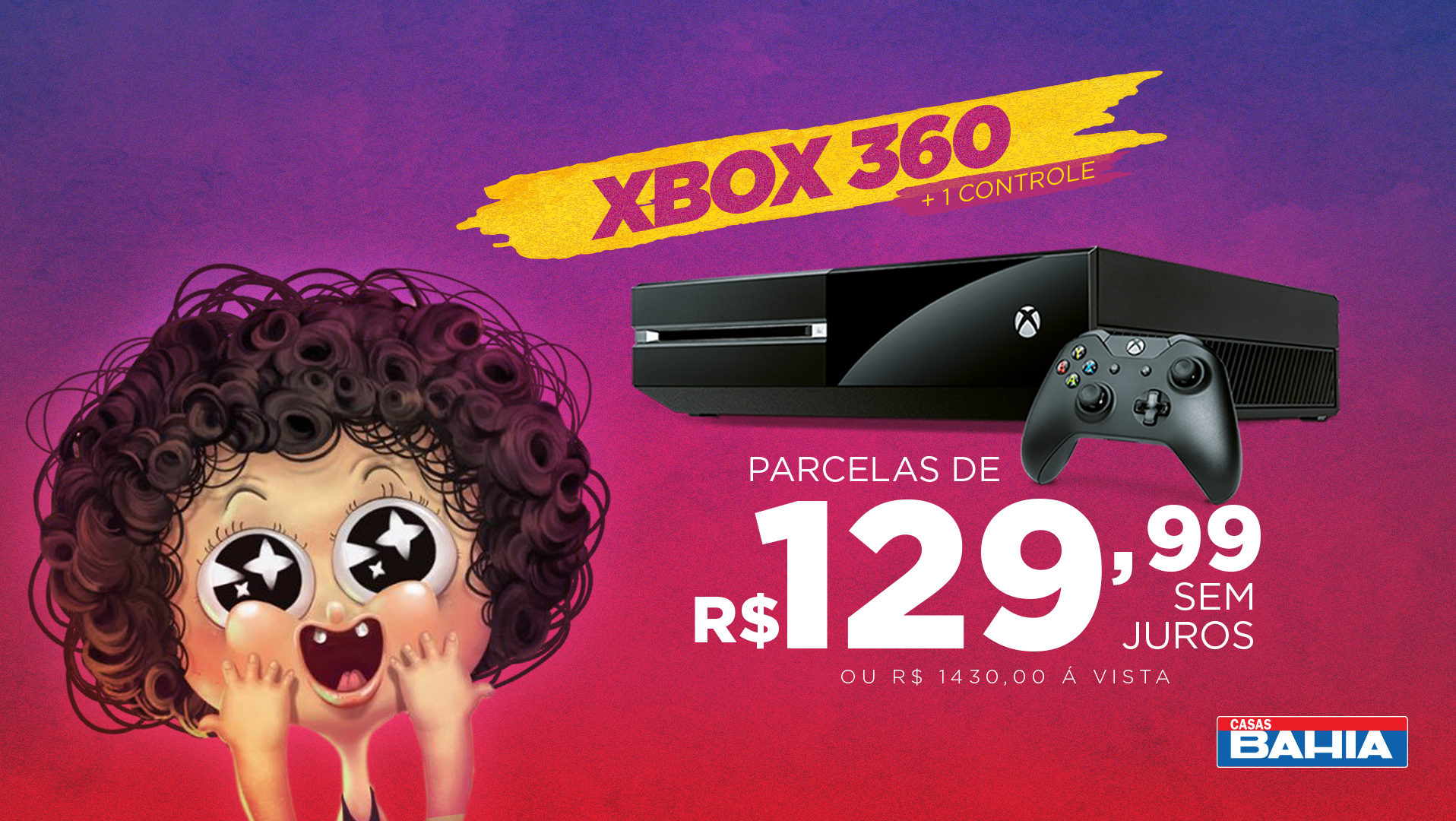 Xbox 360 branco  Black Friday Casas Bahia