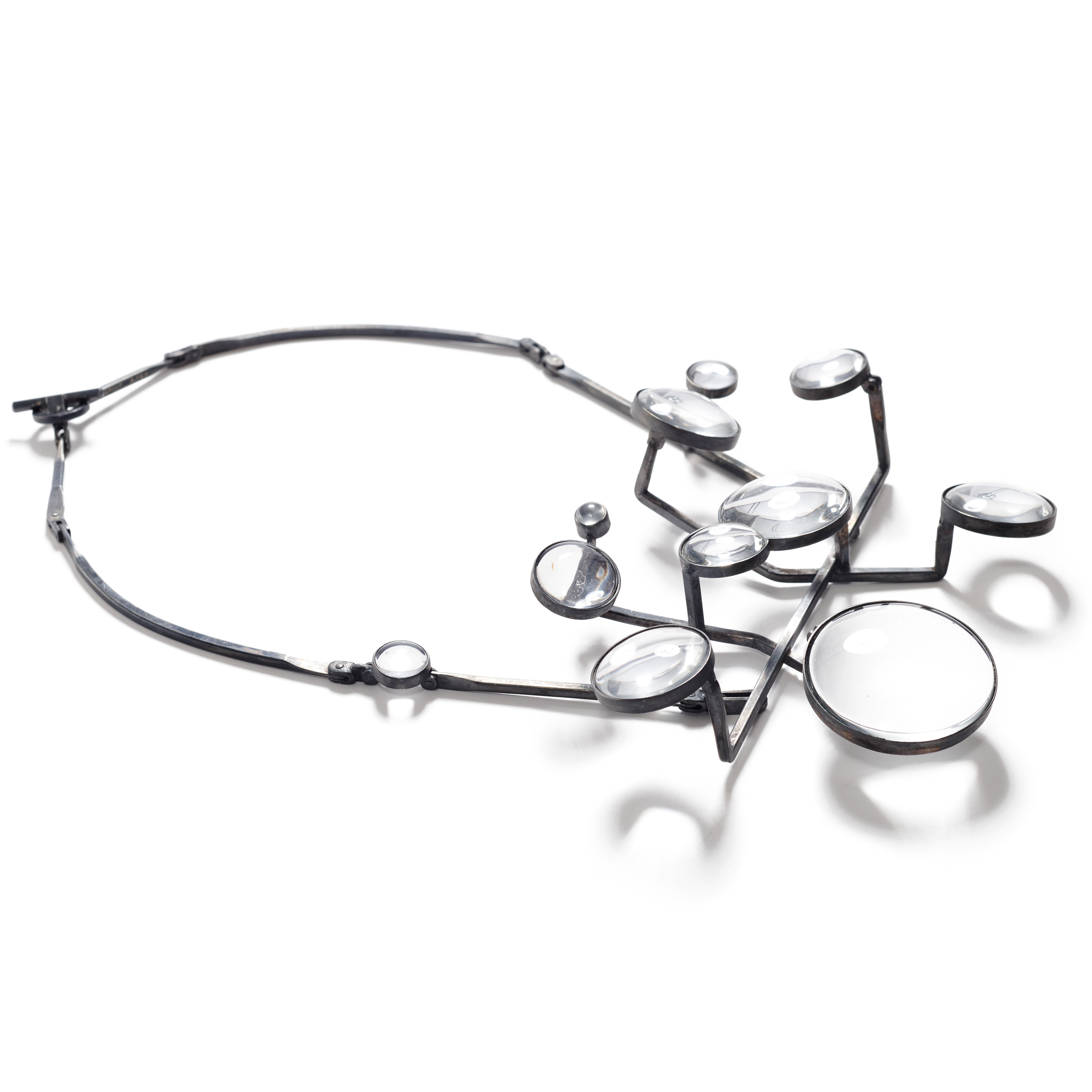 An optical necklace by Valdis Brože