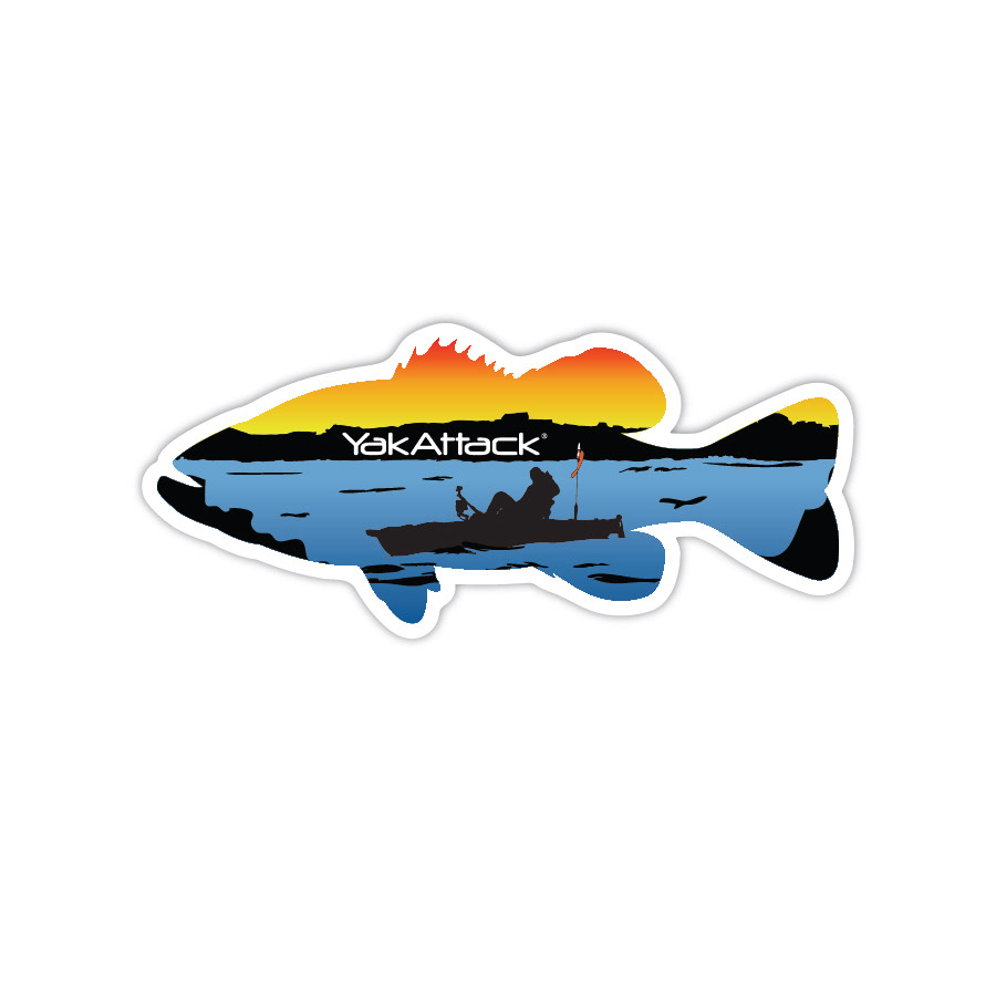 Bass Silhouette Decal