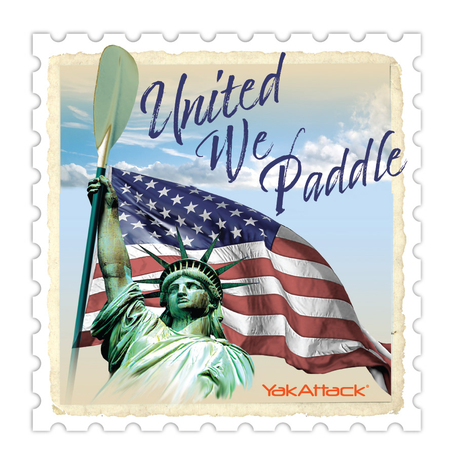 United We Paddle Decal