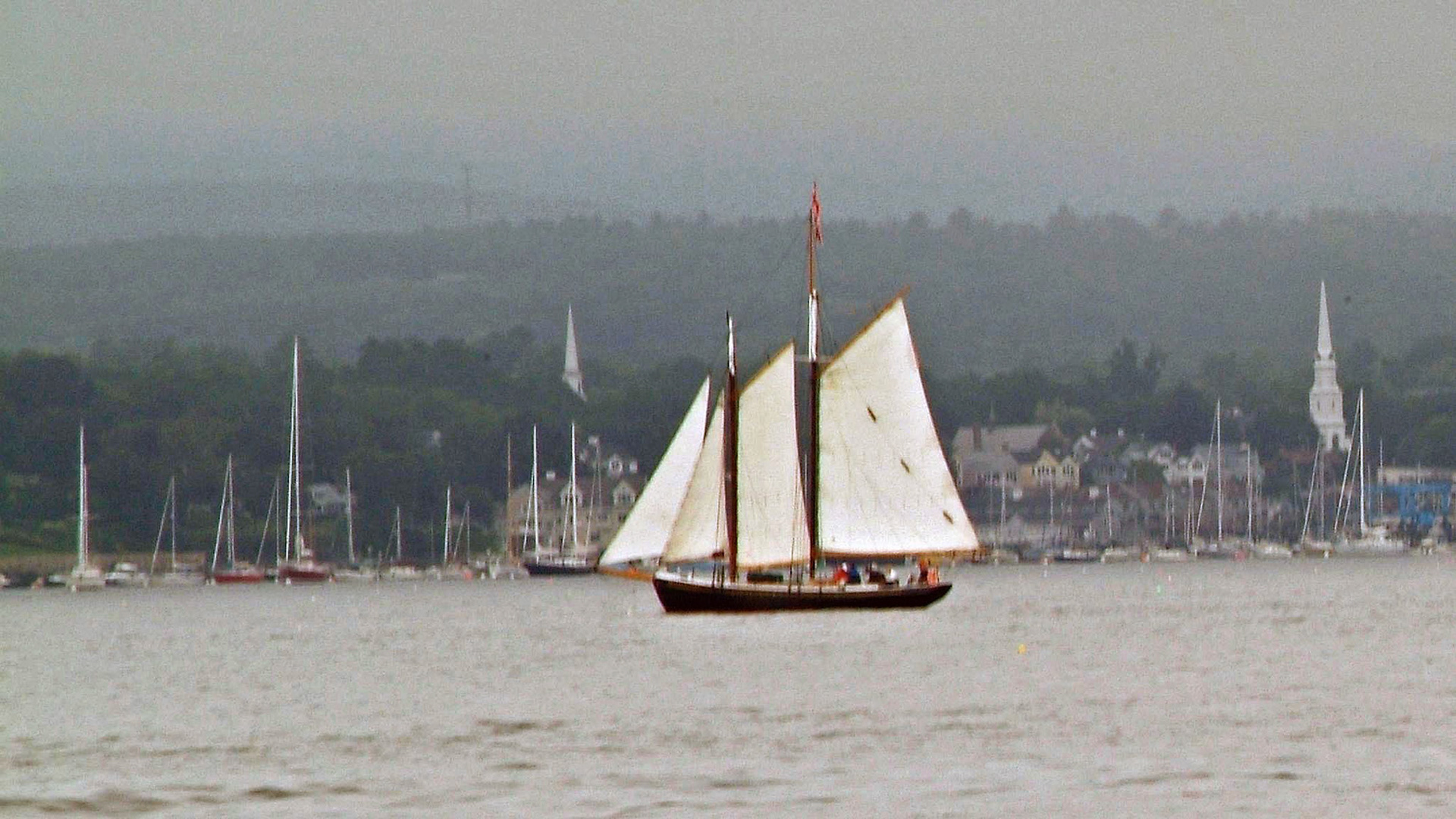 Schooners In Camden Bay, ME #2