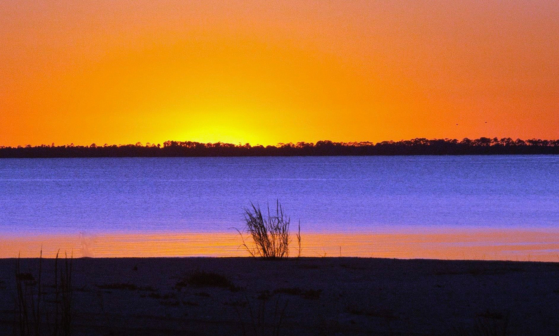 Sunset t The Port St. Joe Marina