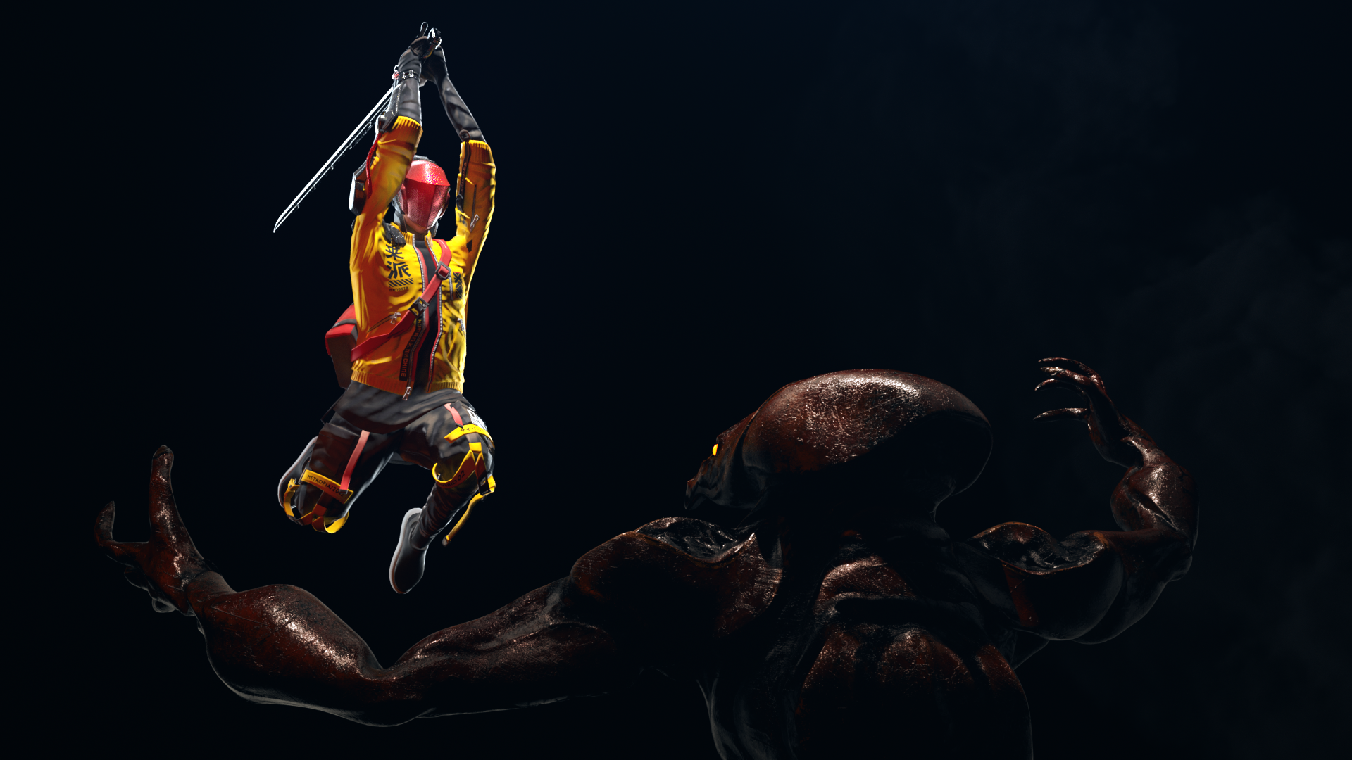 Mock Title Sequence - Character Posing/Lighting