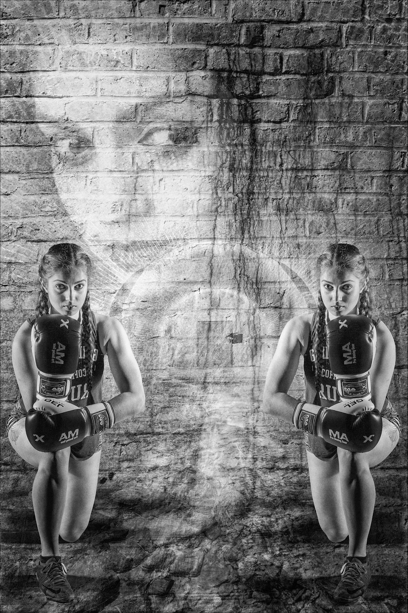 Roisin Duet. Image in an Ongoing Project I am working on, originally called ‘Dual’ now renamed Duet’ although there are always three images in the photos.   Roisin modelled  for us at the Cambridge camera Club,  The tunnel again fro Guernsey,  The Stream from near Hebden Bridge in Yorkshire.   The file in Photoshop got quite large so I reconstructed using Imbedded Linked Objects.   #compositephotography #photooftheday #adobephotoshop #pad #photoaday #roisin #duetproject #portraitphotography