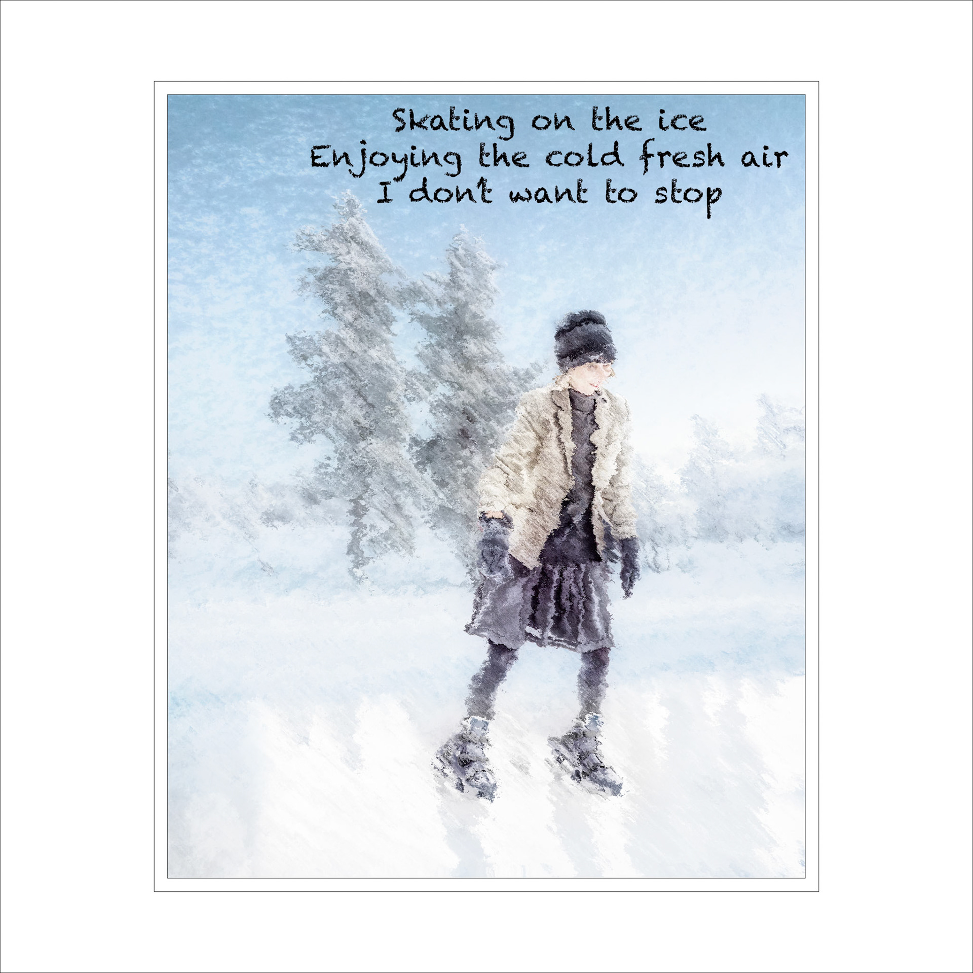 Skating on the ice