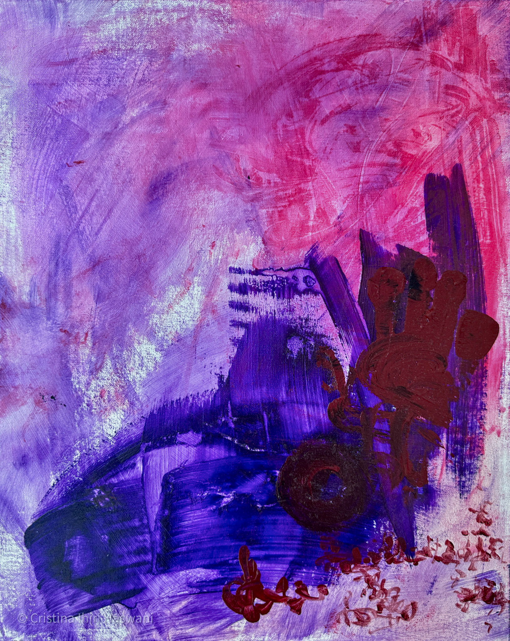 In 2025 5 - Acrylic on Canvas Panel - Handmade Original Fine Art Painting